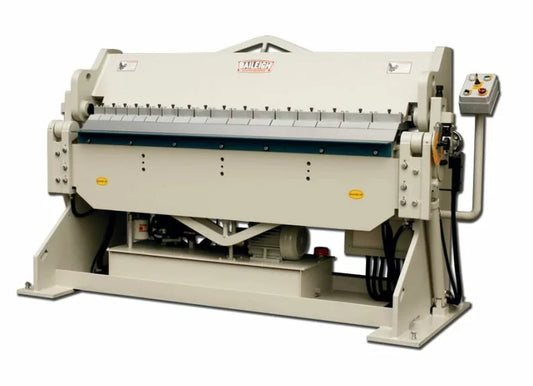 Baileigh Part Number BB-7210H; 220 Volt 3 Phase Heavy Duty Hydraulic Box and Pan Brake, 6' Length, 10 Gauge Mild Steel Capacity