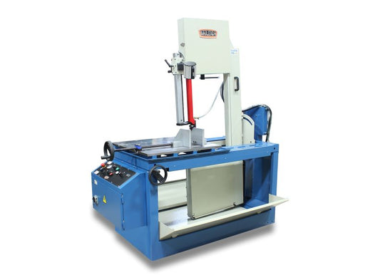 Baileigh Part Number BSVT-18P; 220V 3 Phase Vertical Tilting Band Saw with Pnuematic Operation