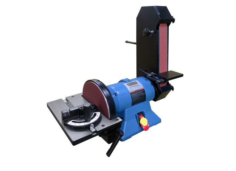 Baileigh Part Number DBG-9248; 110V Industrial Bench Top Disc and Belt Sander, 9" Disc and 2" x 48" Belt