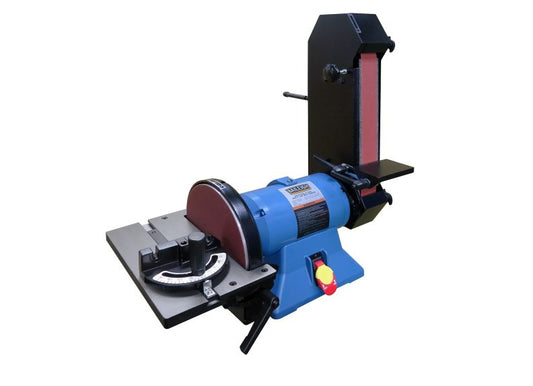 Baileigh Part Number DBG-9248; 110V Industrial Bench Top Disc and Belt Sander, 9" Disc and 2" x 48" Belt
