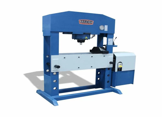 Baileigh Part Number HSP-110M-1500-HD; 220V 3Phase 110 Ton Extra Wide Hydraulic Press