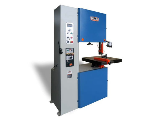 Baileigh Part Number BSV-24VS-V2; 230V 1Phase Vertical Band Saw 24" Throat Depth, 2HP w/ Rip Fence & Gauge