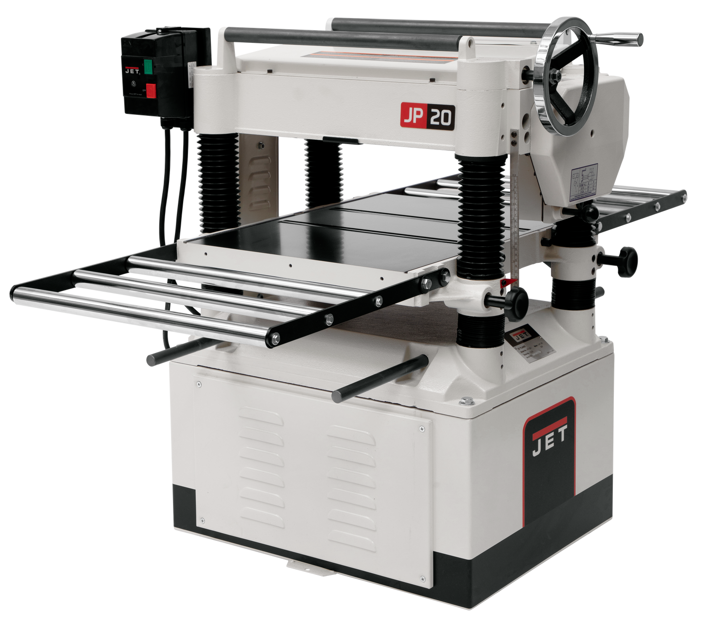 JWP-208-1, 20" 3HP, 1Ph Planer