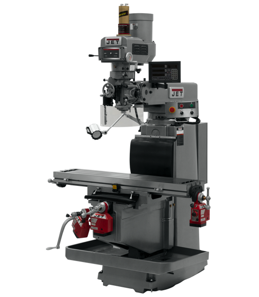 JTM-1254RVS With Newall DP700 3X (K) DRO,  X,Y&Z  Powerfeeds & Air Power Drawbar