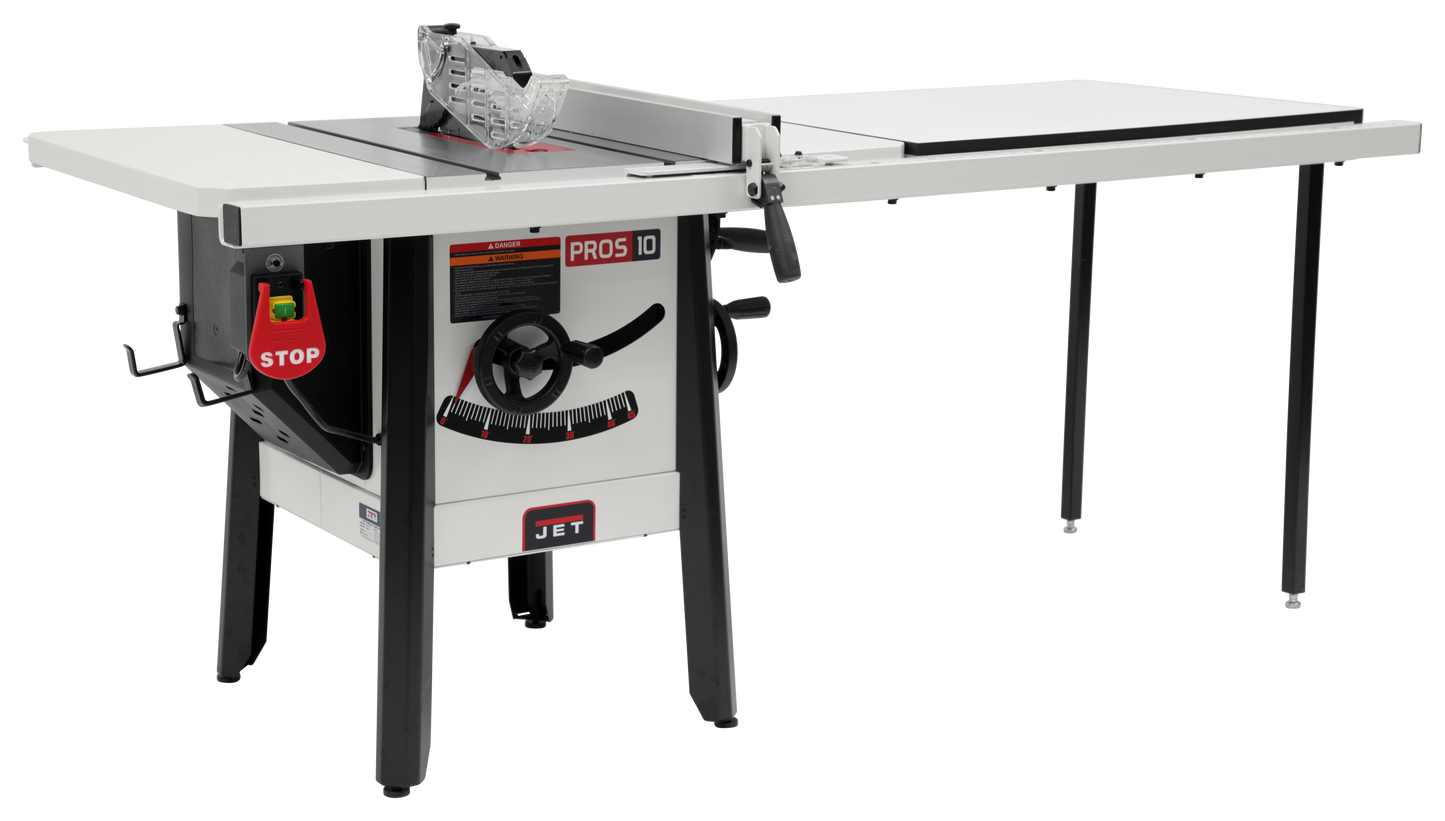 JPS-10 10" Proshop 1.75HP 1PH 115V. 52" Fence System, Steel Wing w/ Riving Knife