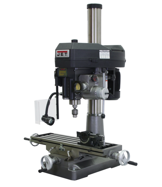 JMD-18PFN Mill/Drill With NEWALL NMS300 DRO and X-Axis Table Powerfeed