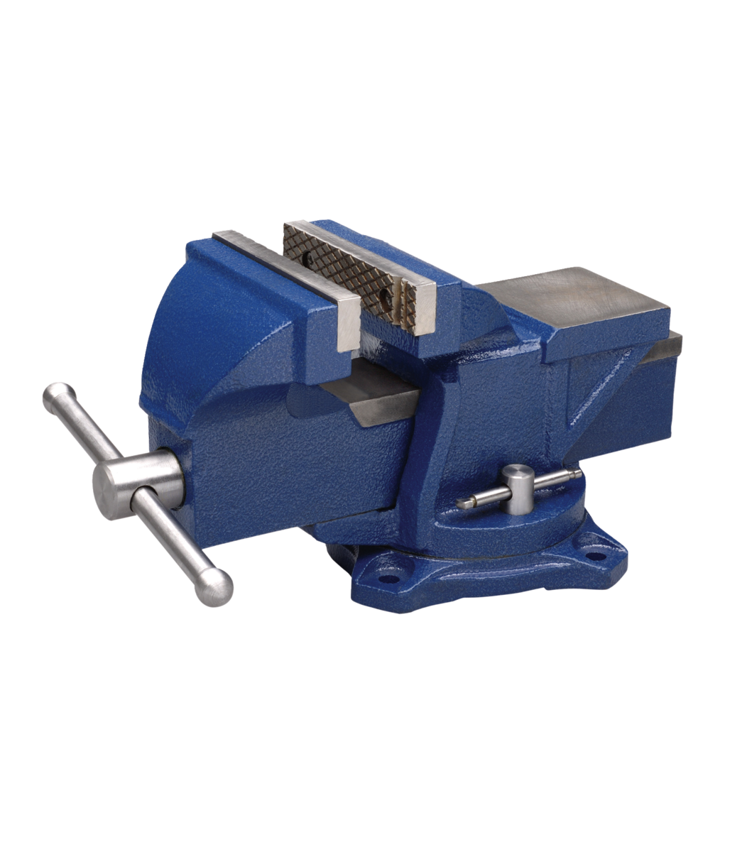 General Purpose 4” Jaw Bench Vise with Swivel Base