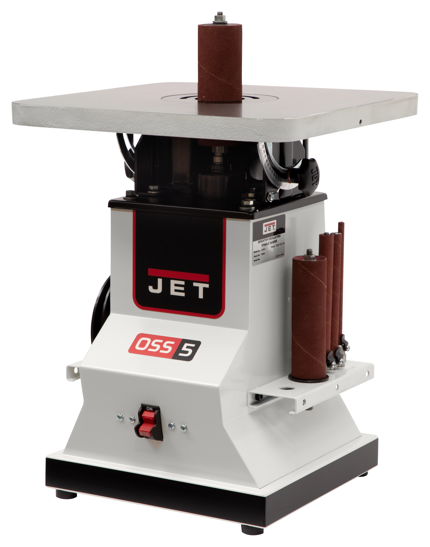 JBOS-5, Benchtop Oscillating Spindle Sander, 1/2HP, 1Ph 115V