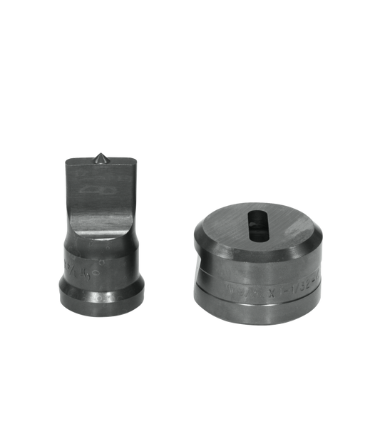 1/4x1 Oblong Punch & Die Set with Key-Way