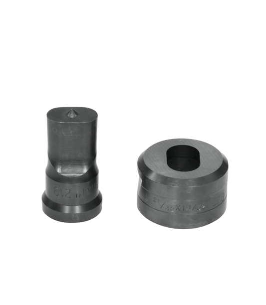 5/8x1 Oblong Punch & Die Set with Key-Way