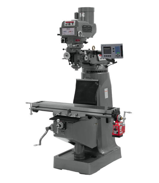 JTM-4VS-1 Mill With ACU-RITE 203 DRO With X-Axis Powerfeed