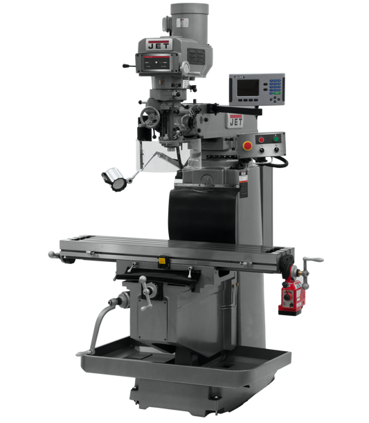 JTM-1254RVS With  ACU-RITE 203 3X (K) DRO &  X Powerfeed