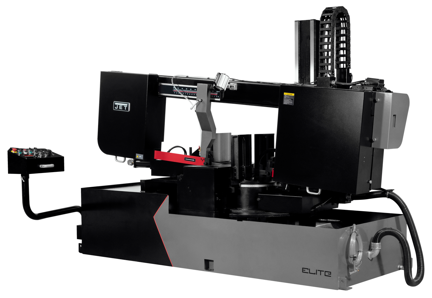 ECB-1833DMEVS-230  Elite 18" x 33" Dual Mitering EVS Semi-Auto Horizontal Bandsaw 7-1/2HP, 230V, 3-Ph