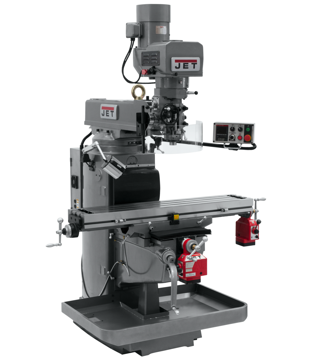 JTM-1050EVS2/230 Mill With X and Y-Axis Powerfeeds