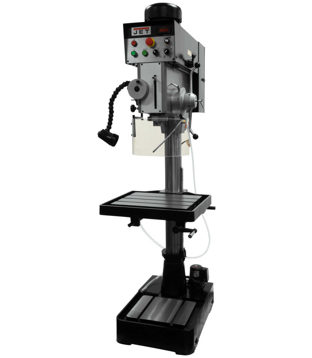 JDP-20EST-460-PDF, 20" EVS Geared Head Drill Press With Tapping & Power Downfeed 460V