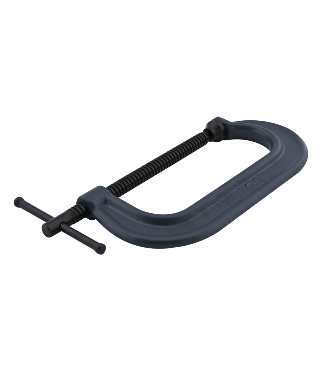 812, 800 Series Standard Depth Drop Forged C-Clamp, 1-1/8 -12” Opening, 3-7/8” Throat