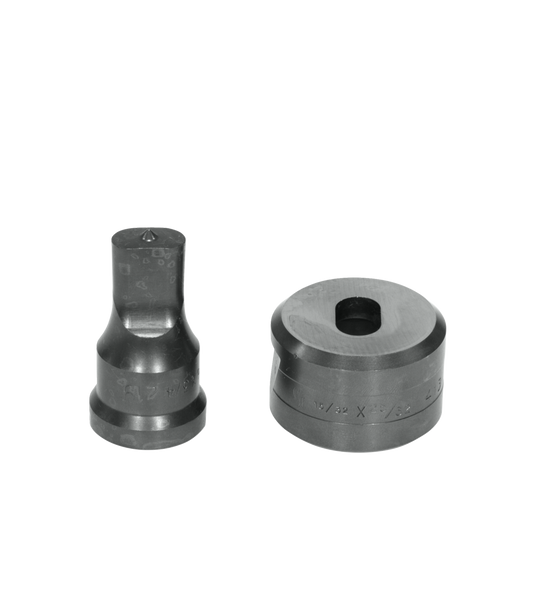 7/16x3/4 Oblong Punch & Die Set with Key-Way