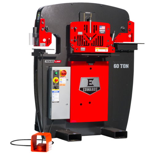 60 Ton Ironworker 1 Phase, 230 Volt with PowerLink