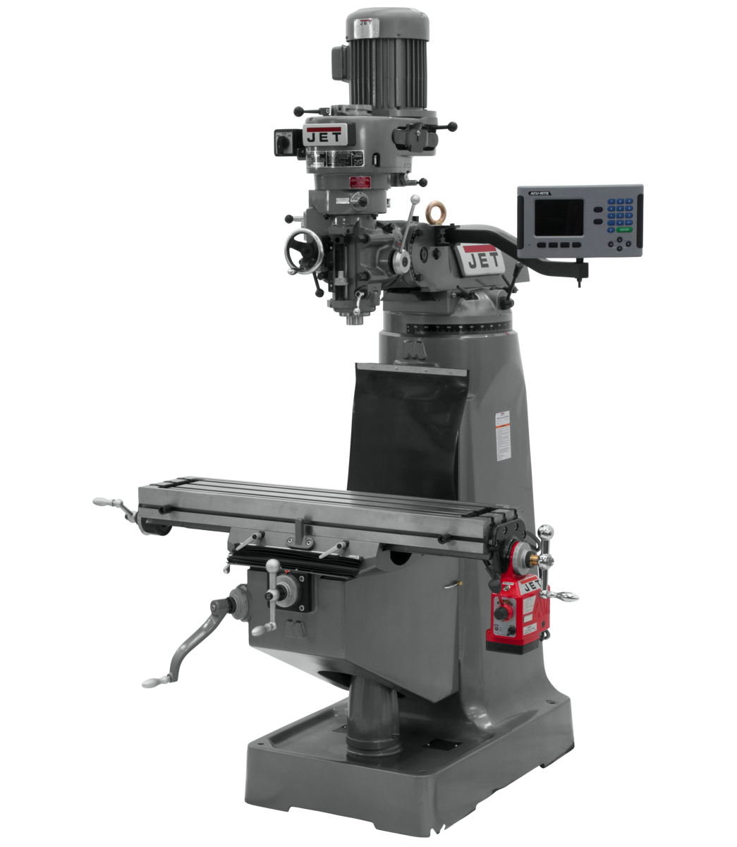 JTM-1 Mill With ACU-RITE 203 DRO and X-Axis Powerfeed