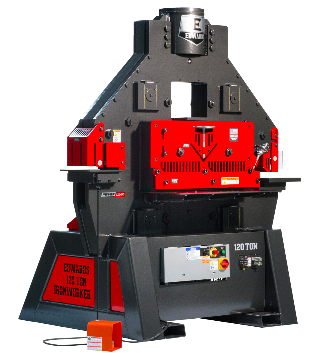 120 Ton Ironworker 3 Phase, 208 Volt with PowerLink