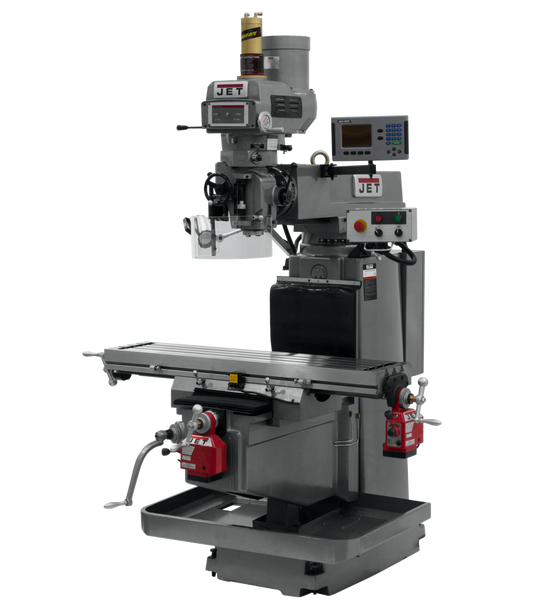 JTM-1254VS With  ACU-RITE   203 3X (K) DRO,  X & Y  Powerfeeds & Air Power Drawbar