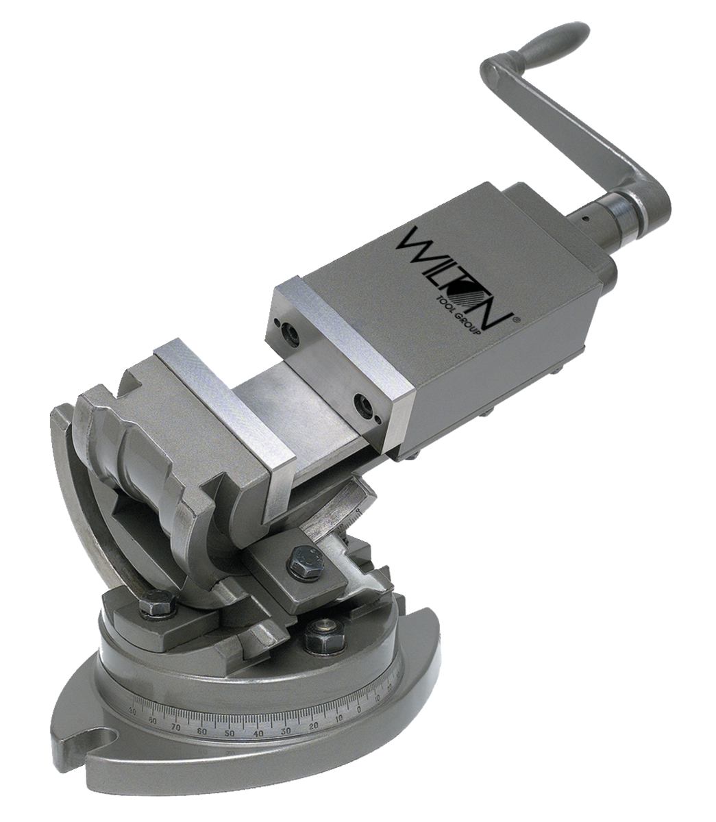 TLT/SP-100, 3-Axis Precision Tilting Vise 4" Jaw Width, 1-1/2” Jaw Depth