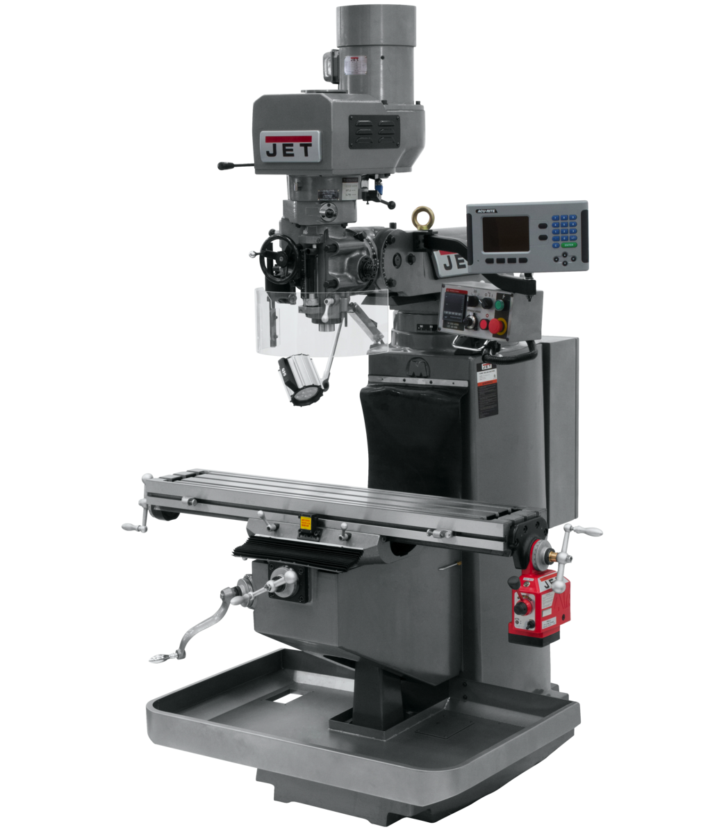 JTM-949EVS Mill With Acu-Rite 203 DRO With X-Axis Powerfeed