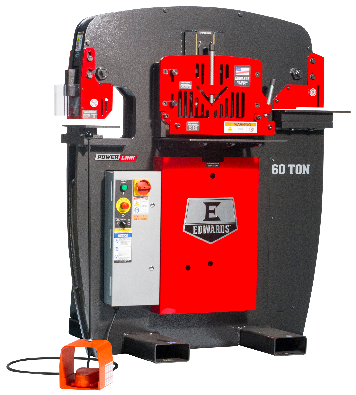 60 Ton Ironworker Int'l - 3 Ph, 380 V, 50 Hz with PowerLink