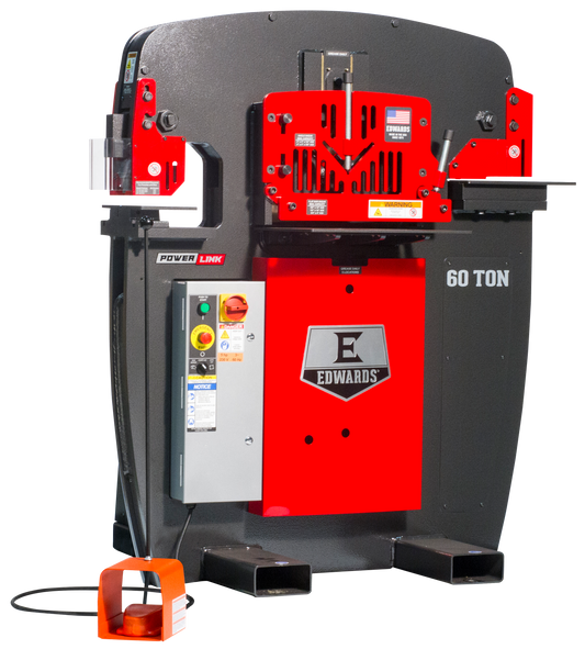 60 Ton Ironworker Int'l - 3 Ph, 380 V, 50 Hz with PowerLink