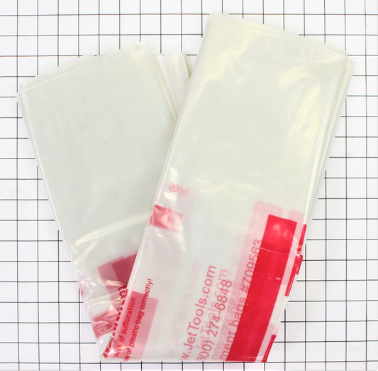 Collection Bag, Clear Plastic 20" Diameter (pack of 5)