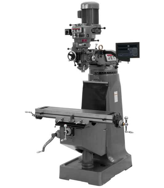 JTM-1 Mill With 3-Axis Newall DP700 DRO (Knee)