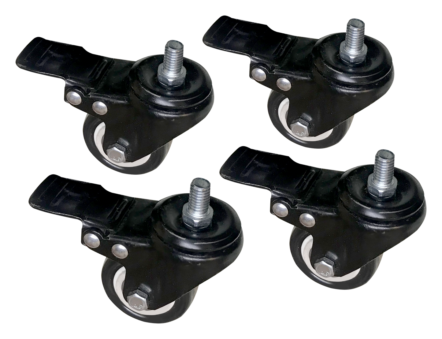 2" Swivel Lock Casters 3/8 (4 piece set)