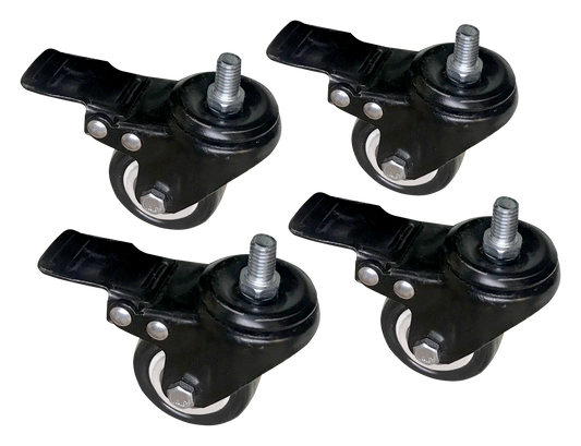 2" Swivel Lock Casters 3/8 (4 piece set)
