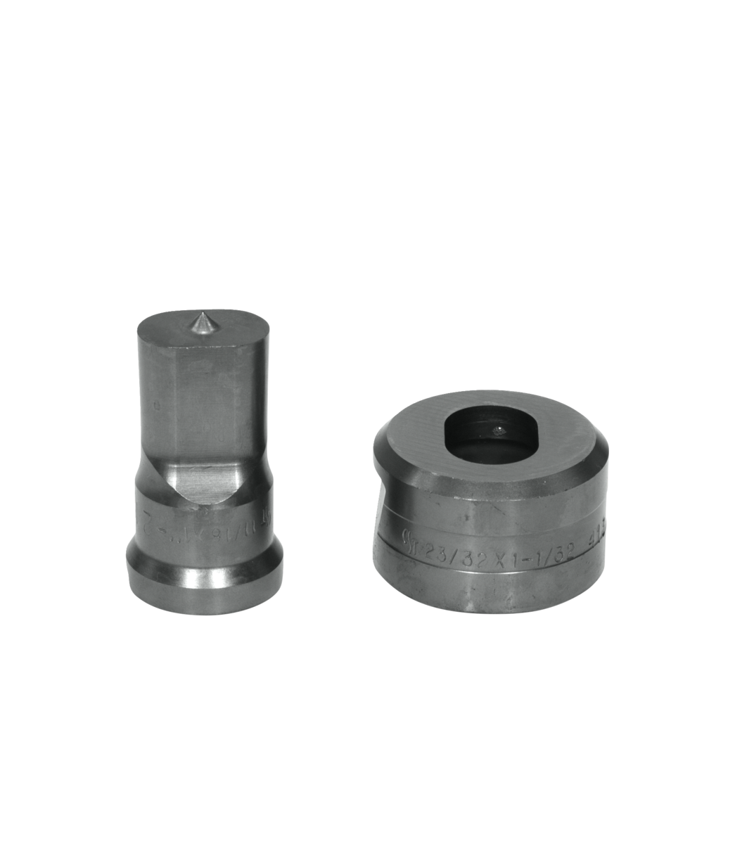 11/16x1 Oblong Punch & Die Set with Key-Way