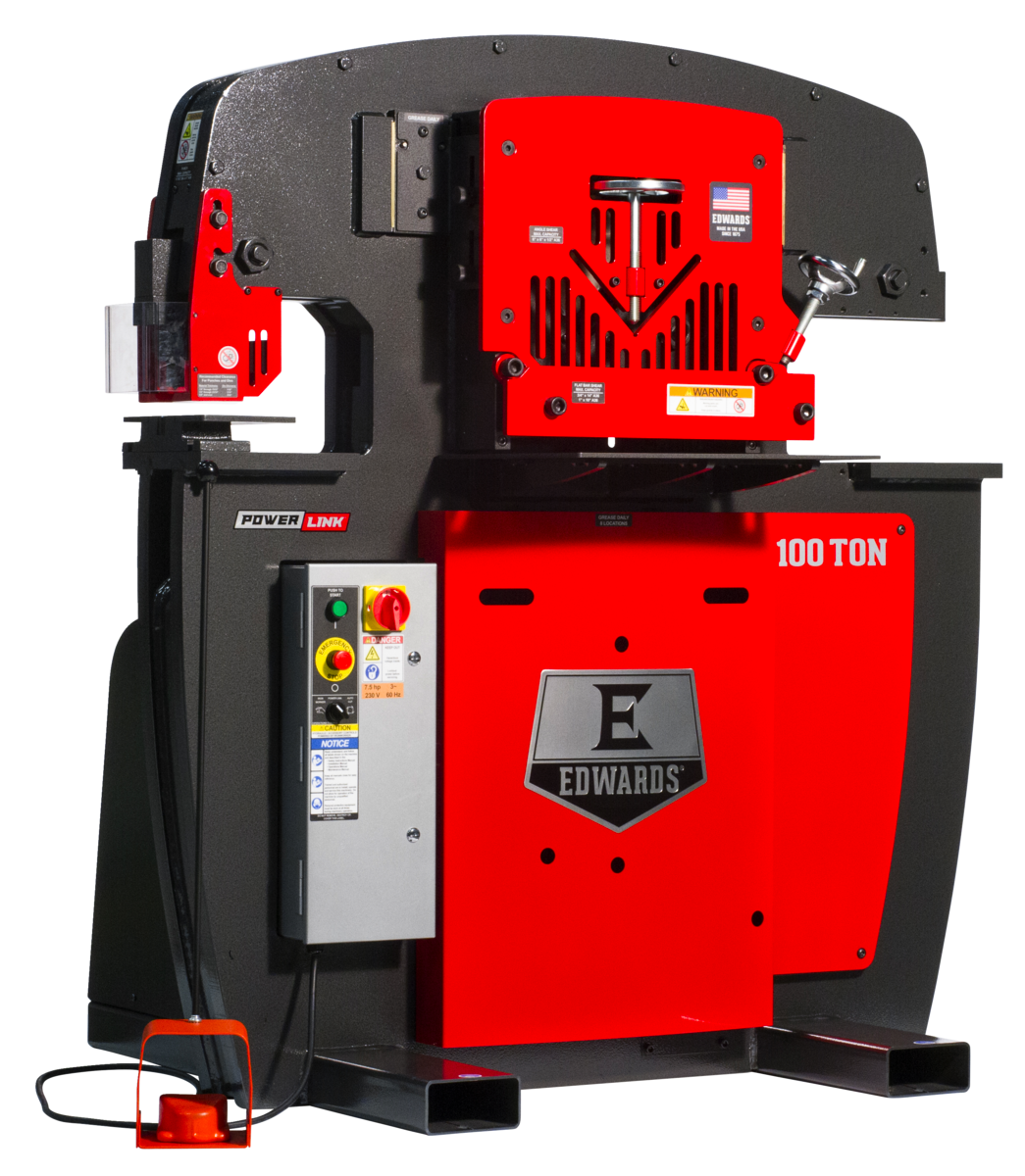 100 Ton Ironworker Int'l - 3 Ph, 380 V, 50 Hz with PowerLink