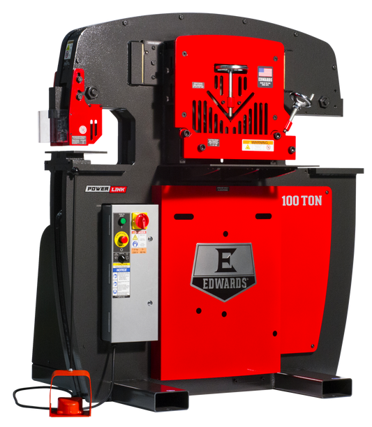 100 Ton Ironworker Int'l - 3 Ph, 380 V, 50 Hz with PowerLink