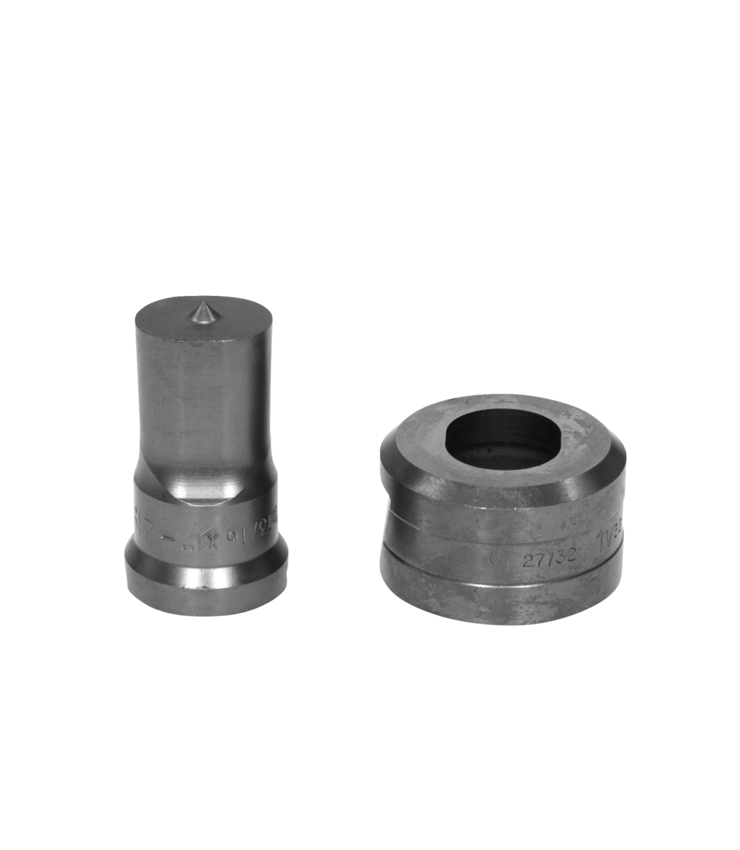 13/16x1 Oblong Punch & Die Set with Key-Way