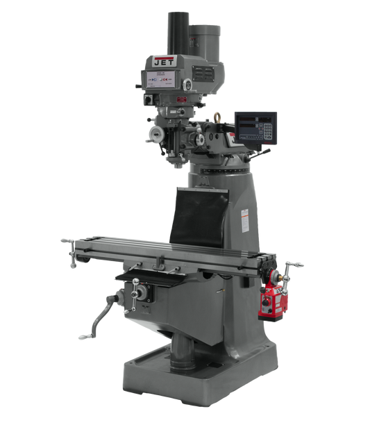JTM-4VS Mill With Newall DP700 DRO With X-Axis Powerfeed and Power Draw Bar