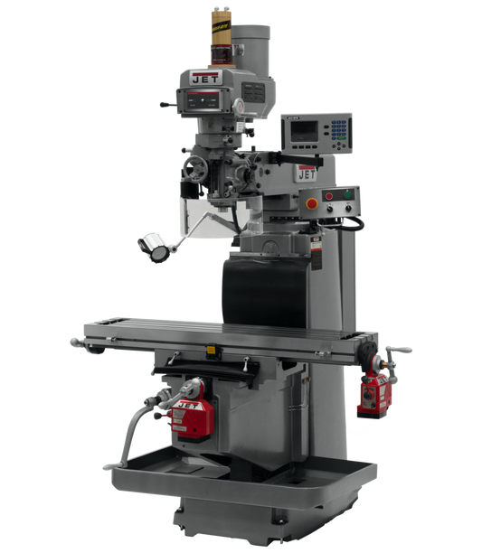 JTM-1254RVS With  ACU-RITE 203 3X (Q) DRO,  X & Y  Powerfeeds & Air Power Drawbar