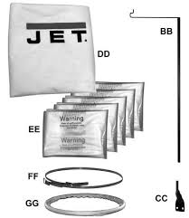 5-Micron Filter & Collection Bag Kit for DC-1100,1100VX,1200,1200VX