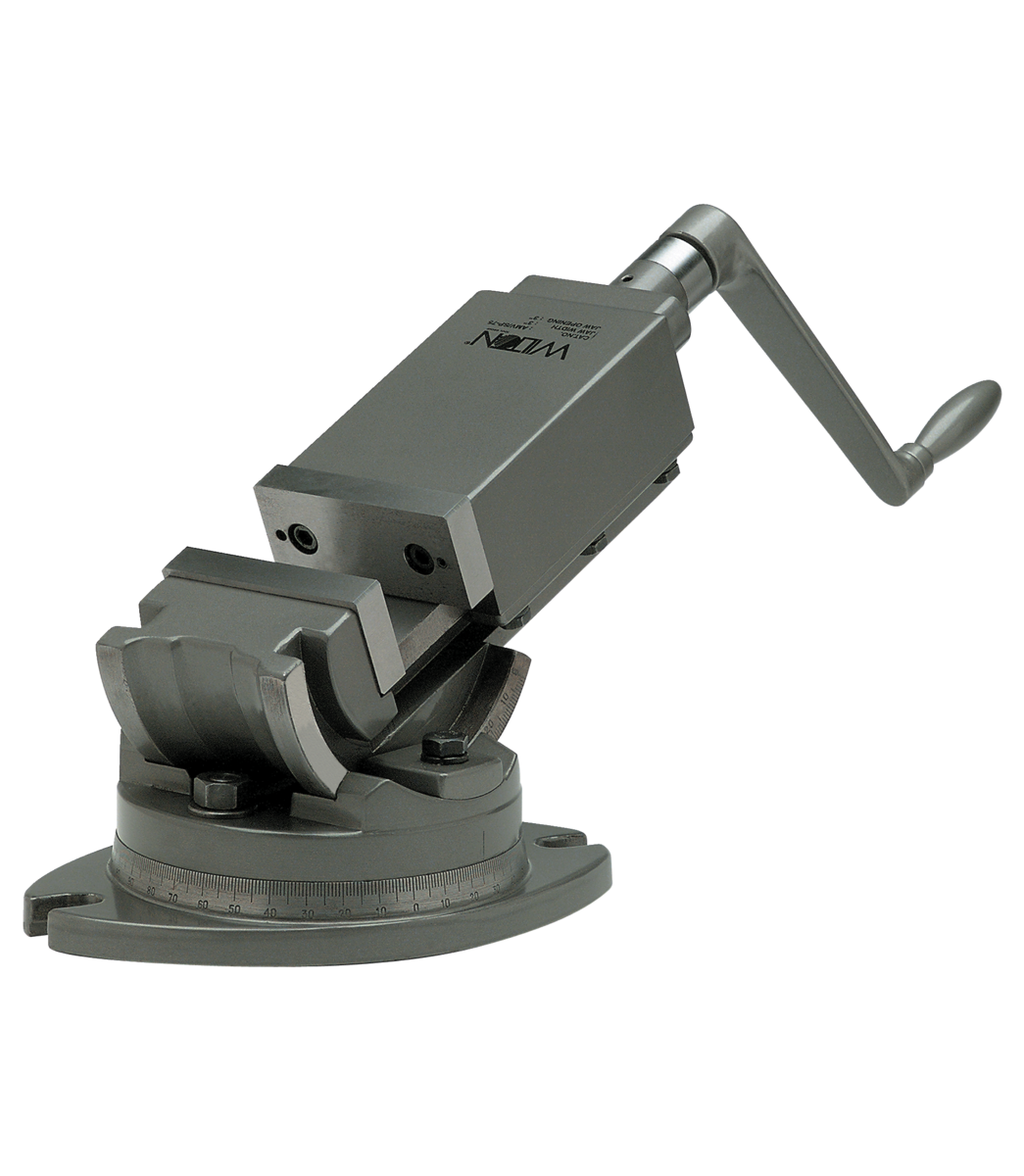 AMV/SP-100, 2-Axis Precision Angular Vise 4" Jaw Width, 1-1/2” Jaw Depth