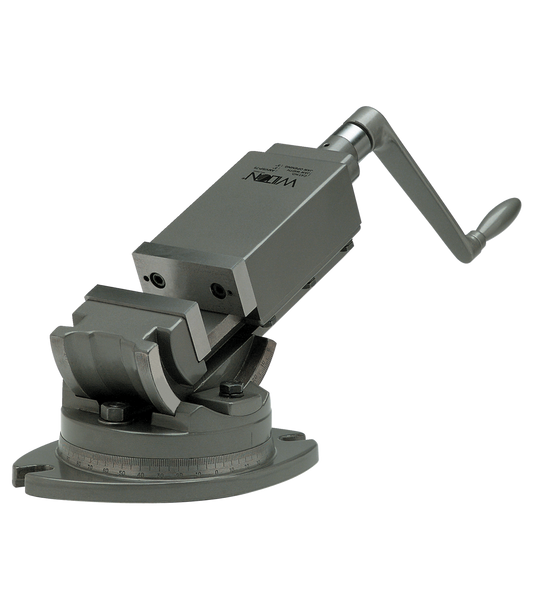 AMV/SP-100, 2-Axis Precision Angular Vise 4" Jaw Width, 1-1/2” Jaw Depth