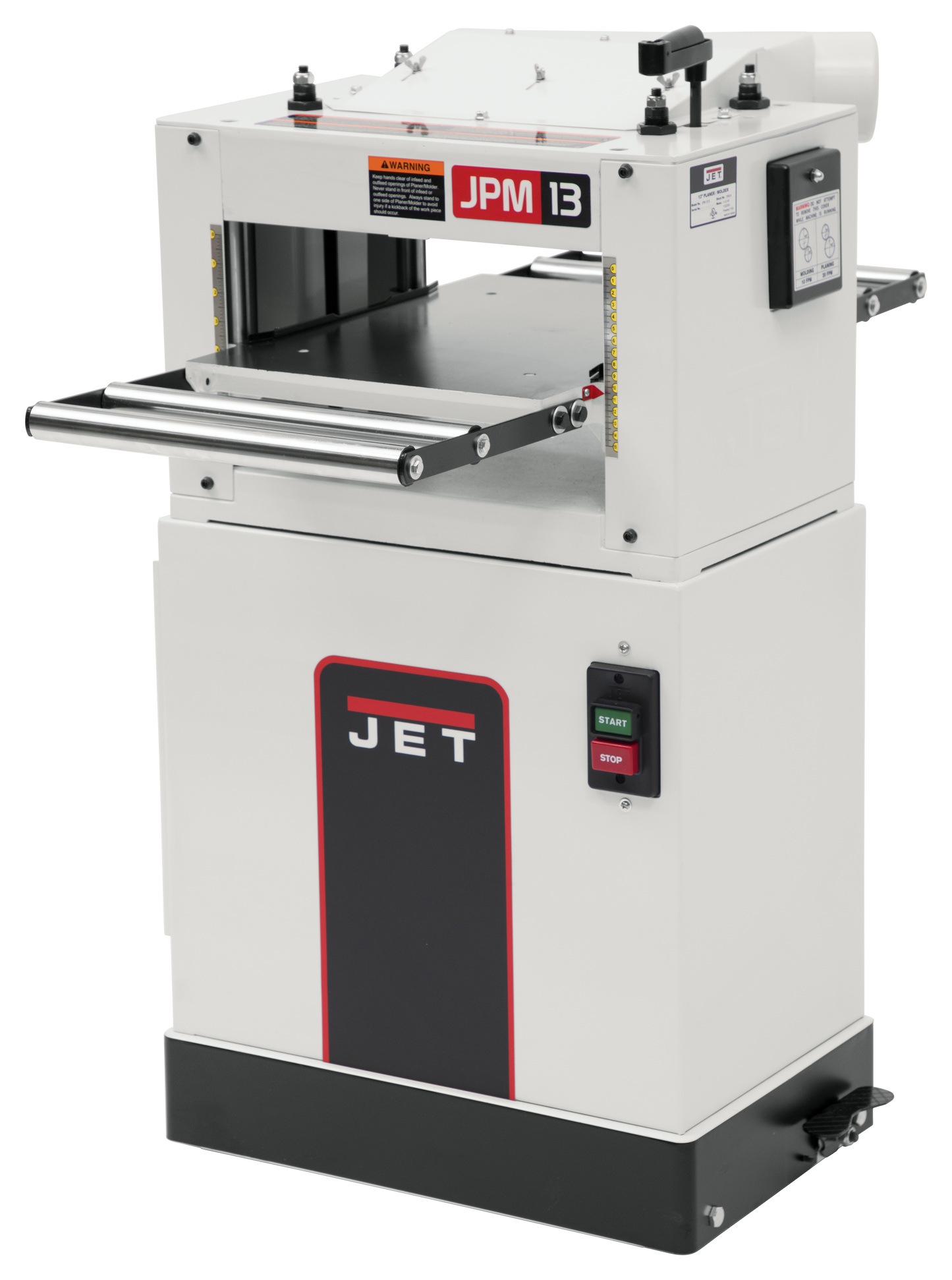 JPM-13CS, 13" Closed Stand Planer / Molder, 1-1/2HP, 1Ph, 115/230V