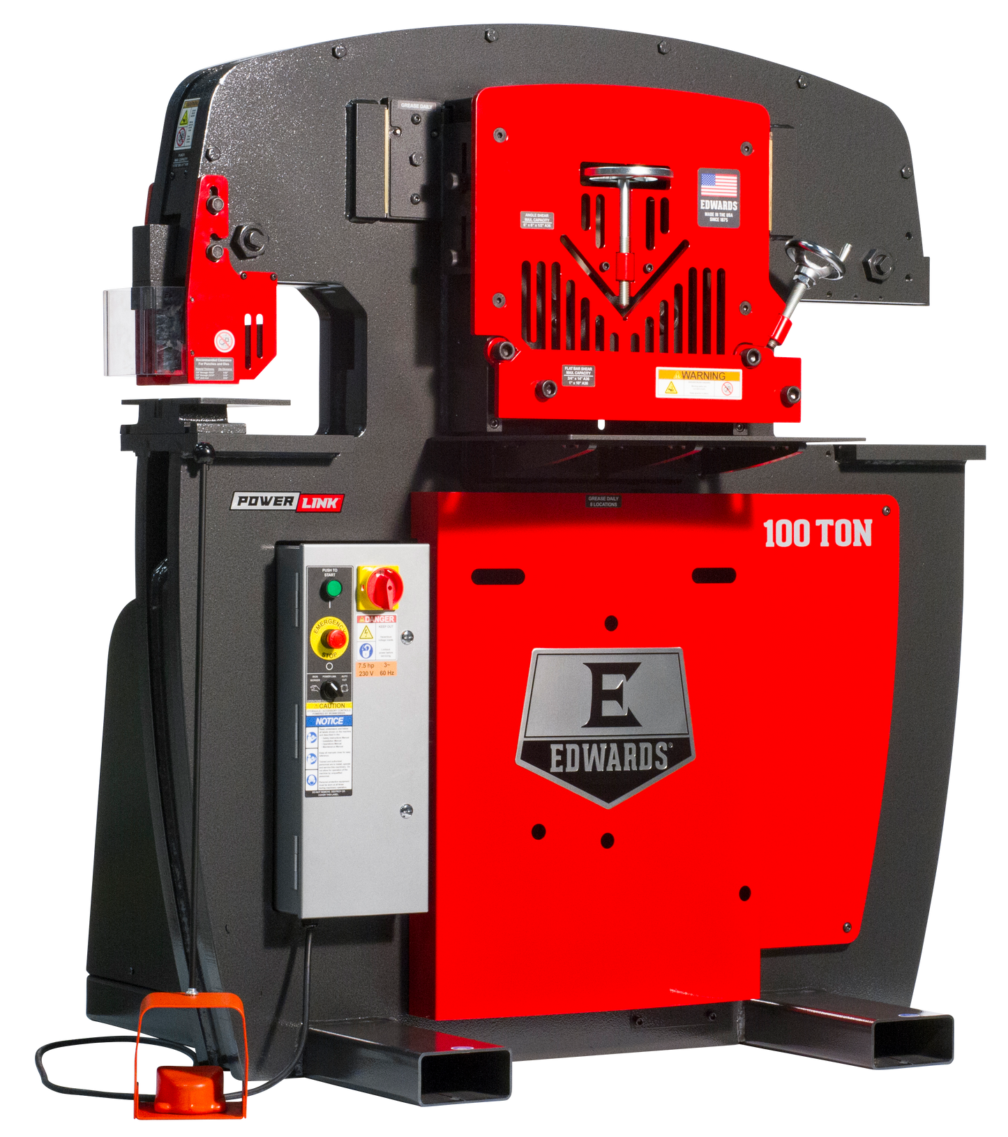 100 Ton Ironworker 3 Phase, 208 Volt with PowerLink