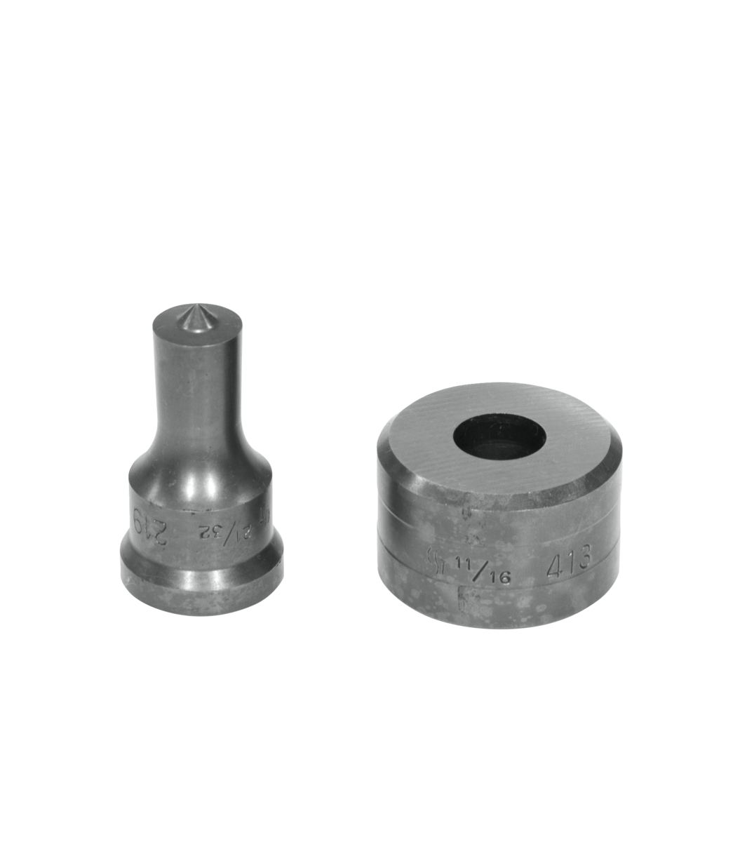 21/32" Round Punch & Die Set