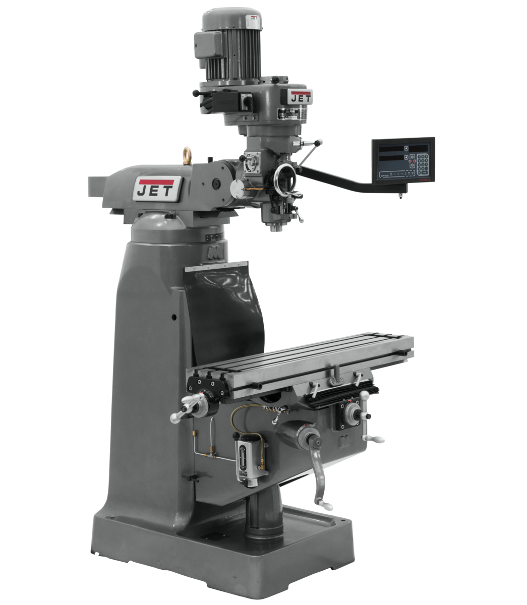 JVM-836-1 Mill With 3-Axis Newall DP700 DRO (Knee)