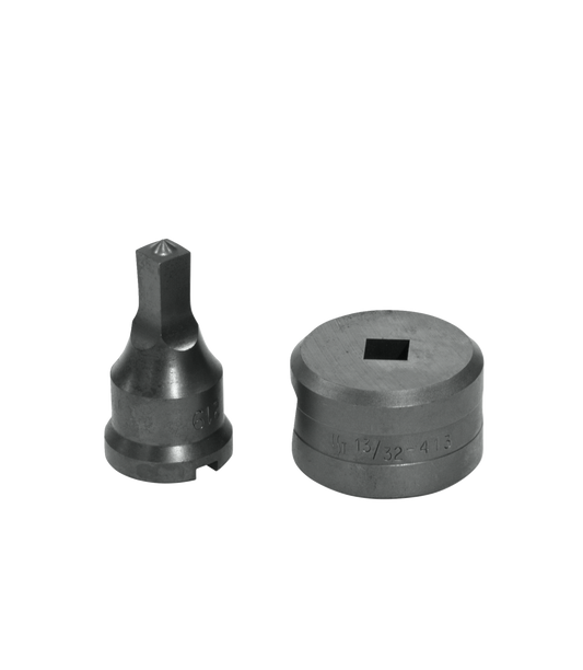 3/8" Square Punch & Die Set with Key-Way