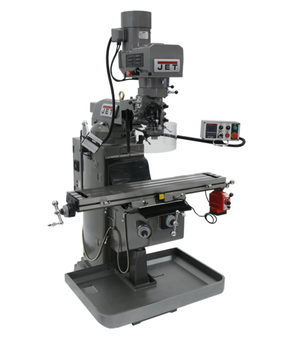 JTM-1050EVS2/230 Mill With Acu-Rite 203 DRO With X-Axis Powerfeed
