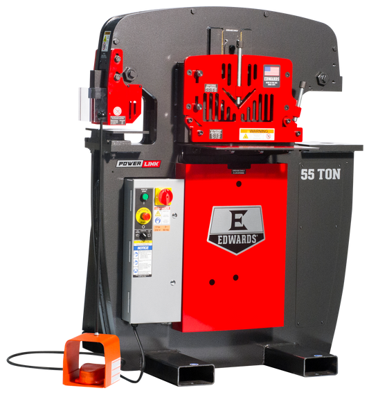 55 Ton Ironworker 1 Phase, 230 Volt with PowerLink