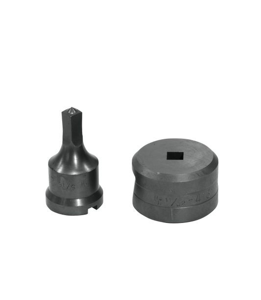 5/16" Square Punch & Die Set with Key-Way
